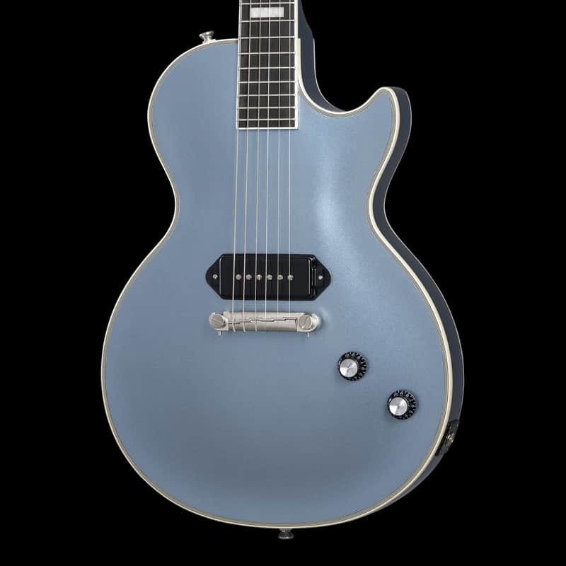 Epiphone "Blues Power" Jared James Nichols Signature Les Paul Custom - Aged Pelham Blue image 1