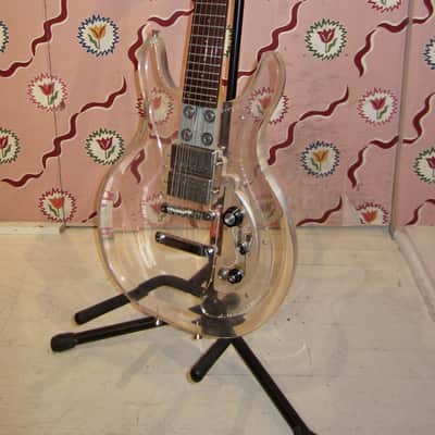 Vintage 1970s Conrad Dan Armstrong Copy Lucite / Plexi / Clear w. Case image 2