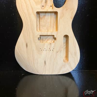 Guitar Mill T-Style Body / 2 pc. Swamp Ash / Bridge PAF/Uni-Rout / Body Contours & Access Contour (#GIN-2446) image 1