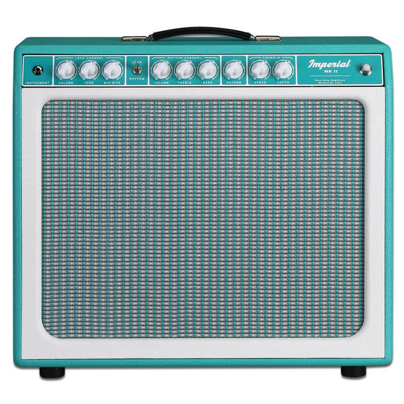 Tone King Imerpial MK II 20-Watt 1x12 Tube Combo Electric Guitar Amplifier - Turquoise image 1