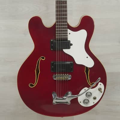 Used Mosrite Celebrity Electric Guitar Red image 1