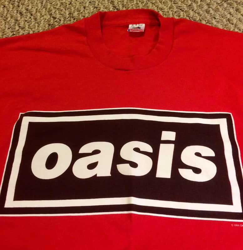 Oasis 1994 North American Tour T-Shirt | Reverb