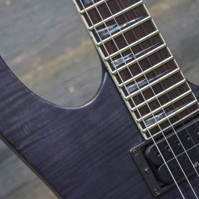 Ibanez RGT42DXFM RG Series Transparent Lavender Flat Electric Guitar w/Case #W650554 image 9