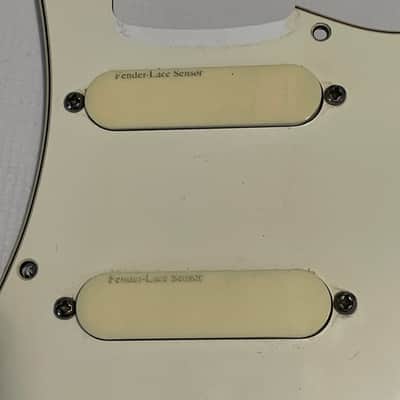 1988 Fender Stratocaster Plus Factory Loaded Pickguard Gold Lace Sensors TBX image 11