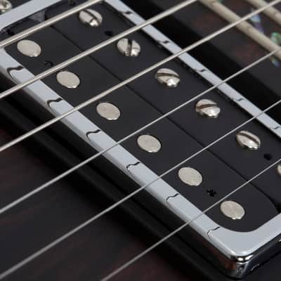Schecter C-1 Exotic Ebony Electric Guitar - Natural Satin (3337) image 15