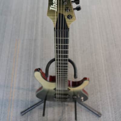 2019 Ibanez S61AL Axion Label Black Mirage Gradation Electric Guitar image 3