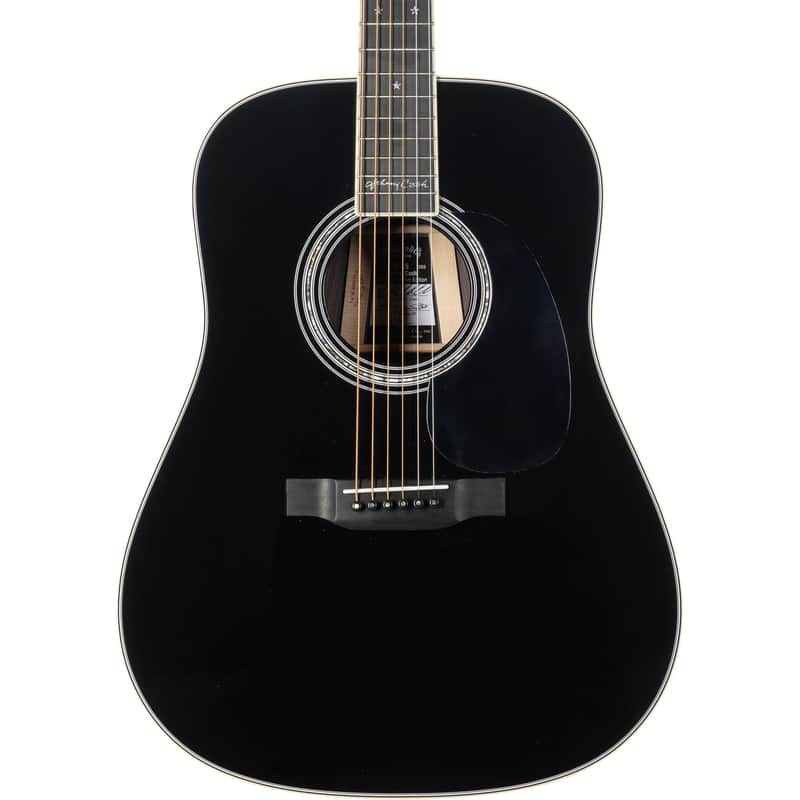 Martin D-35 Johnny Cash Special Edition Acoustic Guitar - Black image 1