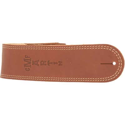 Martin A0012 COURROIE CUIR MARRON DOUBLEE SUEDE image 1