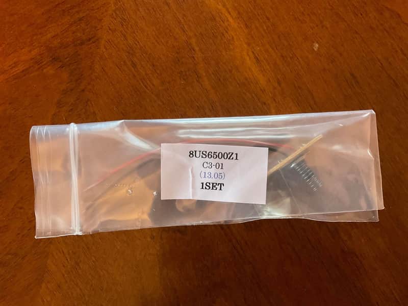 Genuine Ibanez 8US6500Z1 TS9 footswitch kit 9 series pedals image 1