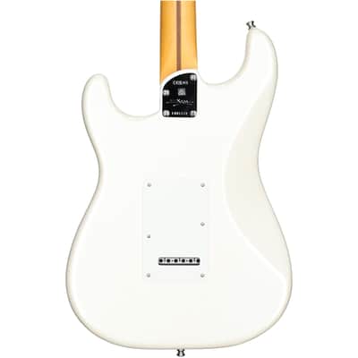 Fender Lincoln Brewster Signature Stratocaster Electric Guitar, Maple Fingerboard (with Case), Olympic White image 5
