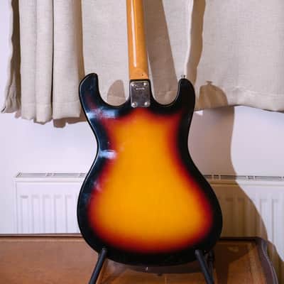 Kiso Suzuki Made in Japan MIJ Vintage Lawsuit Era Mosrite Copy Guitar 1980s - 3T Sunburst image 10