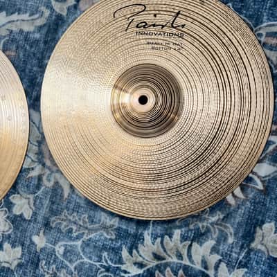 Paiste 14" Innovations Heavy Hi-Hat Cymbals (Pair) 2001 - 2005 - Traditional image 4