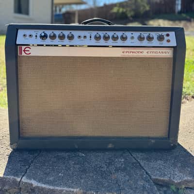 Epiphone Embassy EA 300 RVT Vintage 1960's Kalamazoo 6L6 Tube Twin 12" Combo Guitar Amp Gibson Reverb Tremolo image 1