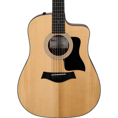 Taylor 150ce Dreadnought Acoustic-Electric Guitar, 12-String (with Gig Bag) image 5