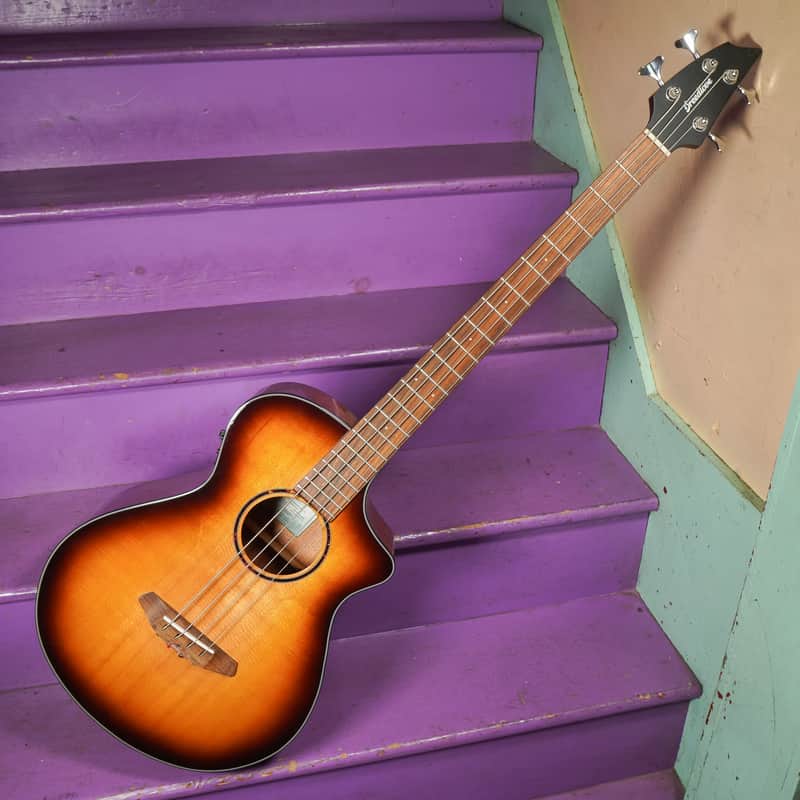 2021 Breedlove Discovery S Concert ED Acoustic/Electric Bass Guitar (VIDEO! Fresh Work, Ready)