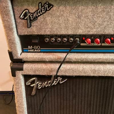 Fender M80 Chorus Half Stack 1980s-1990s Gray image 4