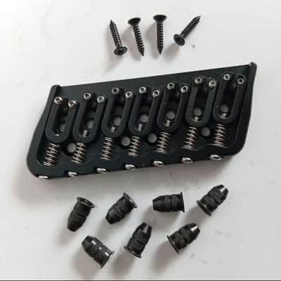 Fixed Bridge Hipshot Multiscale guitar 7 String in Black image 2