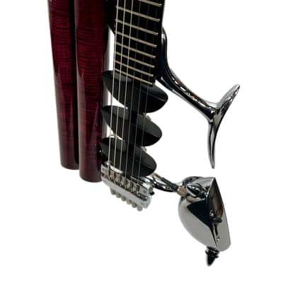 Teuffel Birdfish Prodigy 2021 Aubergine / Ebony w/ secondary tone bars & pickups. MINT. (Authorized Dealer) image 5
