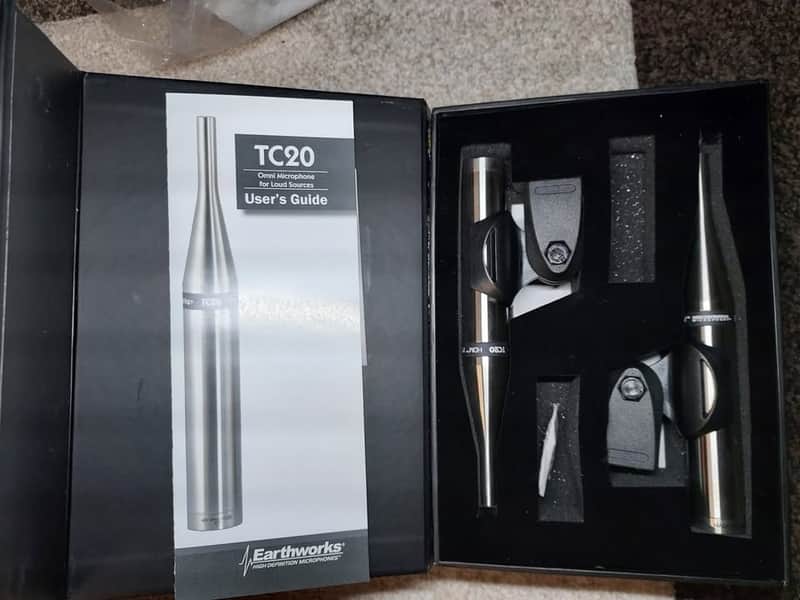 Earthworks TC20MP Omnidirectional Condenser Microphone Matched Pair