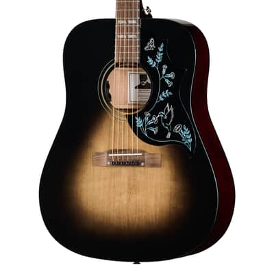 Epiphone Eric Church Hummingbird Dark Studio Acoustic-Electric - Cobra Burst image 1