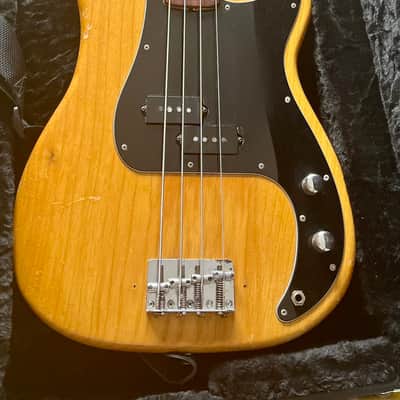 1976 Fender Precision Bass (Natural, Rosewood Fretboard, All Original) + Brand New Fender Case image 1