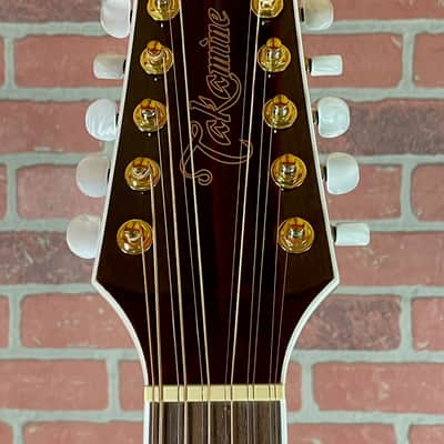 Takamine GJ72CE-12BSB 12-string Acoustic-electric Guitar - Brown Sunburst image 7