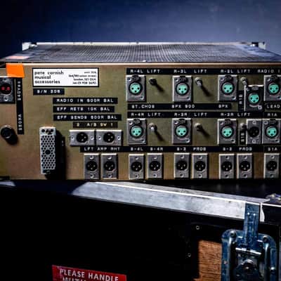 Pete Cornish Guitar Effects Routing System EX THE PAUL MCCARTNEY BAND 1989 - Black image 16