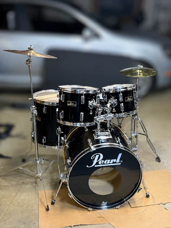 Pearl Export Complete Drum Set w/ Zildjian Cymbals & Hardware image 1