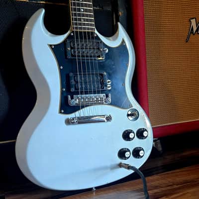 1969 Gibson SG Special - Refinished Silver - Humbuckers - w/ Chainsaw Case image 2