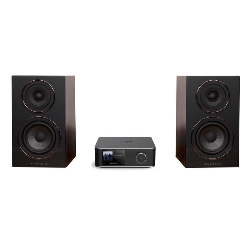 WiiM: Amp Ultra / Wharfedale Diamond 12.1i / Streaming Amplifer + Speaker Package Amp Package / Walnut Speakers image 1