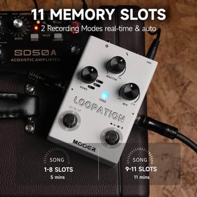 Mooer MVP3 Loopation Vocal Effects Processor Guitar Voice Pedal (Price includes the import duty for US buyer) image 2