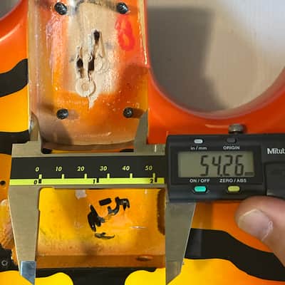 2020 Kramer Pacer Vintage Series Bengal Tiger Stripe Guitar Body Floyd Ready image 24