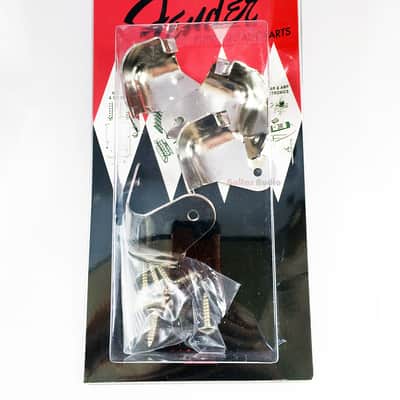 Genuine Fender Universal 2-Screw Amplifier Amp Metal Corners - Set of 4 image 1