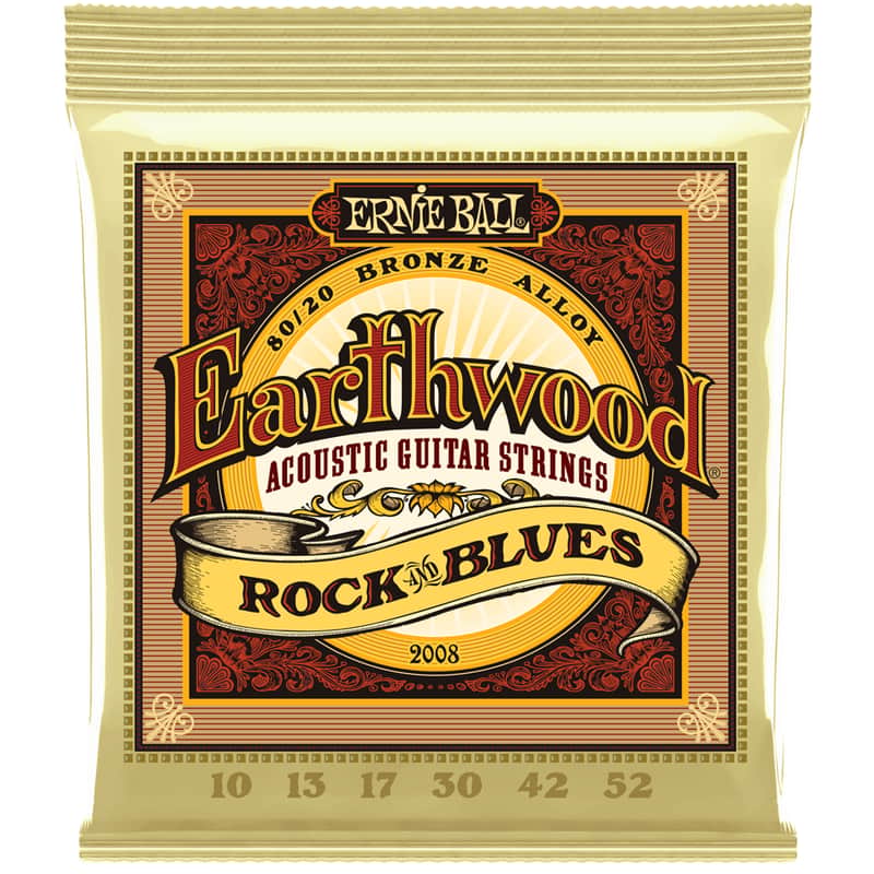 Ernie Ball Earthwood Acoustic Guitar Strings Set 80/20 Bronze 10-52 image 1