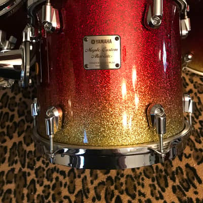 Yamaha Maple Custom Absolute 2000s - Candy Apple Fade image 5