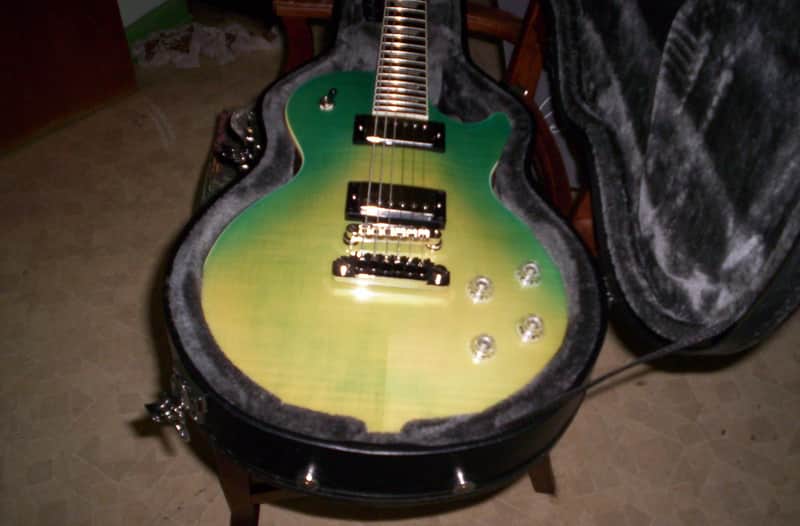 Epiphone Les Paul Custom 2019 - Carribean Burst/with Case image 1