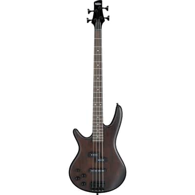 Ibanez GIO Series GSR200BL Left-Handed Electric Bass Guitar, Rosewood Fretboard, Walnut Flat image 4
