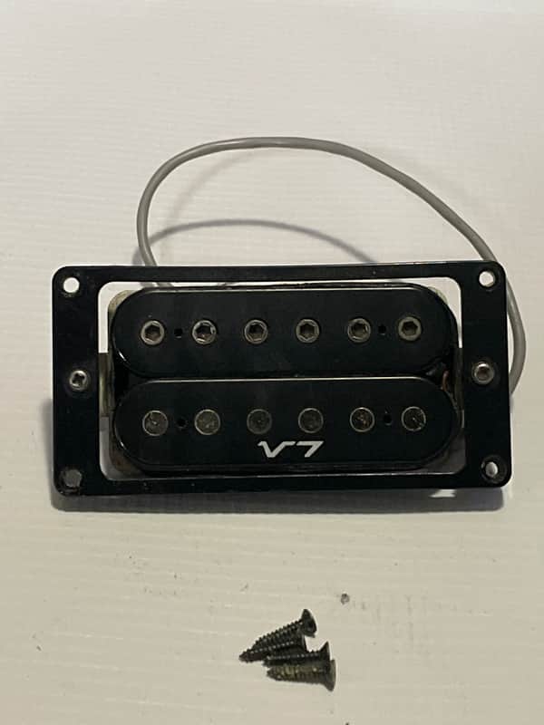 2000's Japan Ibanez RG Series Prestige V7 Black Neck Humbucker Guitar Pickup w/ Ring 9.21k image 1