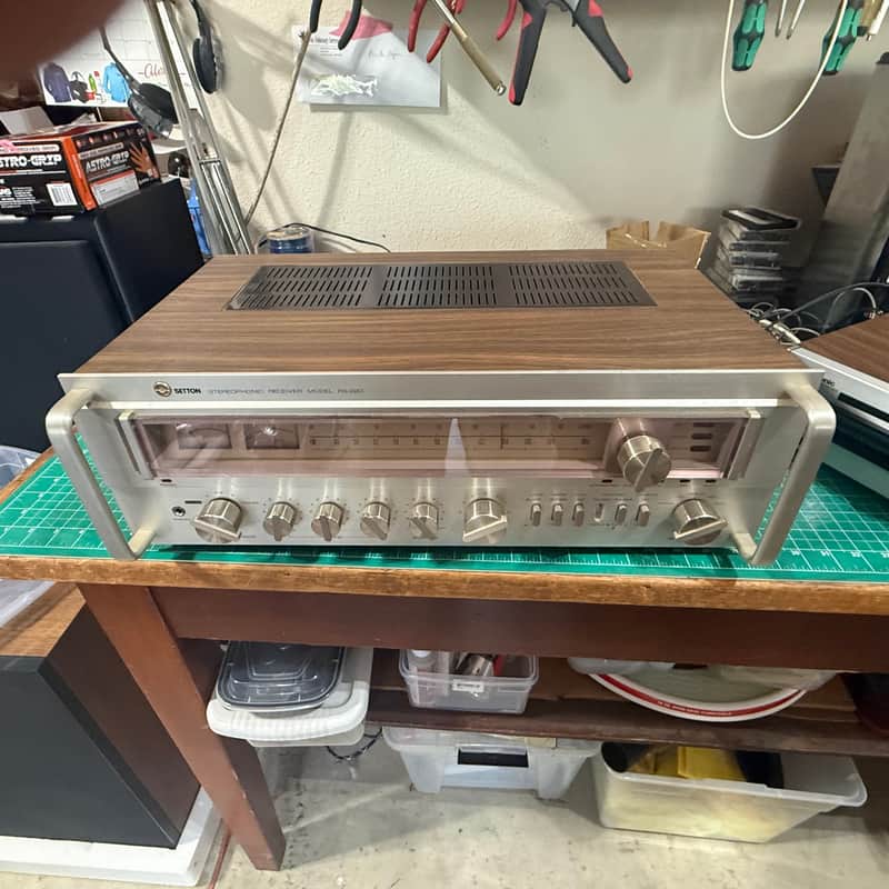 Setton RS220 1976 - Wood case silver front image 1