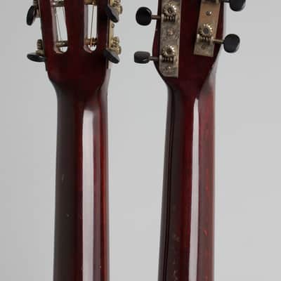 Supertone #12E 650 1/4 Harp Guitar, most likely made by Harmony,  c. 1918, original canvas soft shell case. image 6