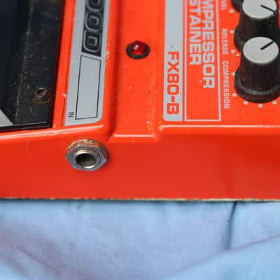 digitech fx-80b compressor sustainer - orange image 4