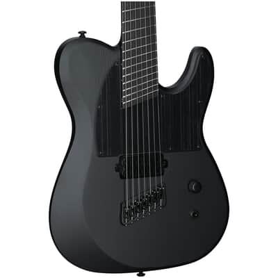 Schecter PT7MS Black Ops Electric Guitar, 7-String, Satin Black Open Pore image 1