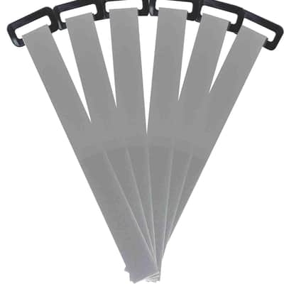 12" Cinch Style Reusable Cable Straps - 6 Pack - 12 inch / Black image 10