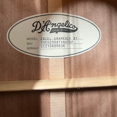 D'Angelico Excel Gramercy XT Acoustic Electric Guitar with Case image 22