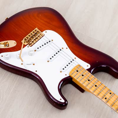 2024 Fender Custom Shop Limited Edition 70th Anniversary ‘54 Stratocaster Journeyman Relic Violin Burst, Lightweight image 6