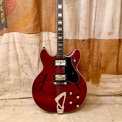 Harmony H-72 1972 - Burgundy image 2