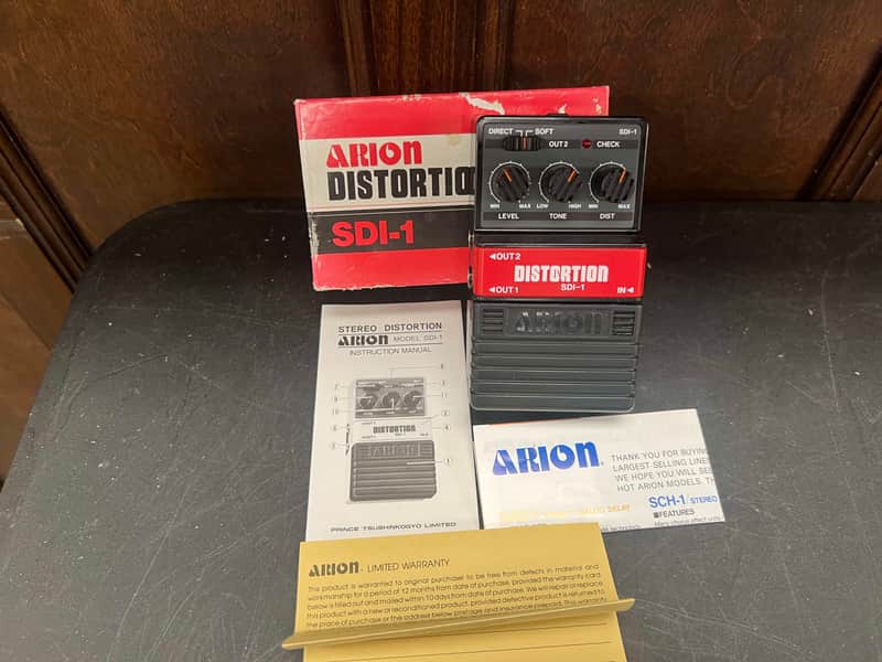 Vintage 80s Made in Japan  Arion SDI-1 Dual Out / Stereo Distortion Pedal image 1
