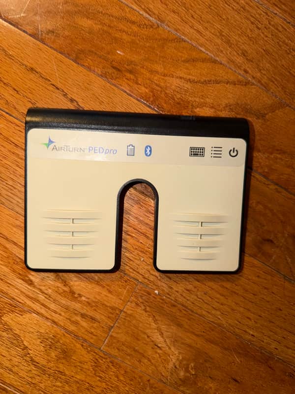 AirTurn PEDpro Bluetooth Pedal Page Turner 2010s - White image 1