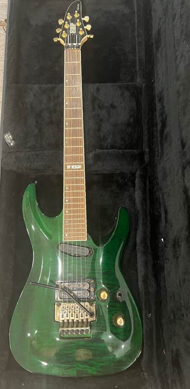 ESP HORIZON Grain Green Gloss Guitar 1992 image 1