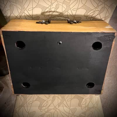 Rotary Connection 1x8 mini/portable loaded guitar speaker cab. Vintage 8 ohm 25 watt speaker. Vintage unique style. Semi open. Handmade. 2026 - Blonde wood image 14